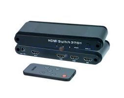 NTI SE-HD-3-LC HDMI 3 Port Switch 3x1 HDMI Switcher
