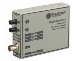 Black Box LMC211A-SM FlexPoint 10BASE-FL To BNC Media Converter