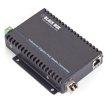 Black Box LGC5301A PoE Industrial Gigabit Ethernet Media Converter