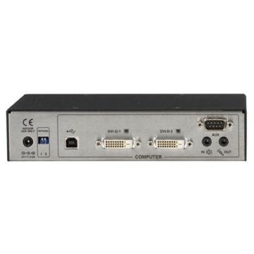 Black Box ACR1002A-R ServSwitch Agility Dual DVI, USB, And Audio KVM Extender Over IP