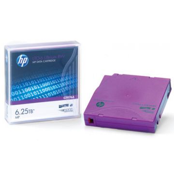 HP C7976B LTO Ultrium 6 Tape Cartridge - 2.5TB/6.25TB (BaFe)