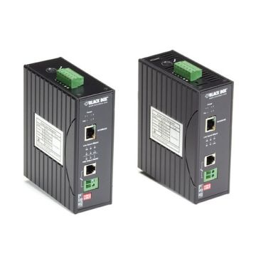 Black Box LBPS310A-KIT Hardened Power-Over-Line (PoL) PoE Ethernet Extender Kit