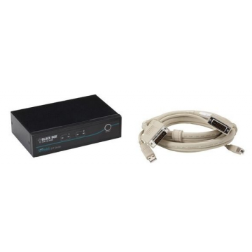Black Box KV9612A-K ServSwitch DT DVI 2-Port With Emulated USB Keyboard/Mouse Kit