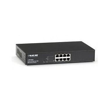 Black Box LPB708A 10/100 PoE Web Smart Switch, 8-Port